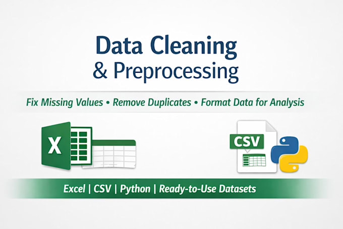 clean and preprocess your research or ml dataset using python