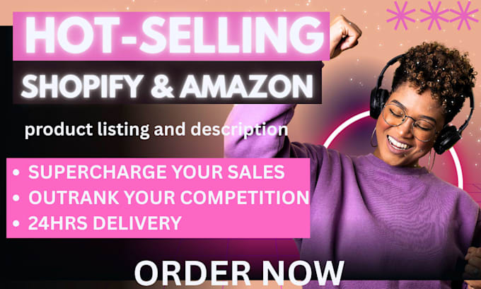 write SEO shopify product description or amazon product listing description