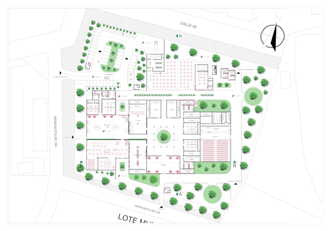 architectural drawing in autocad