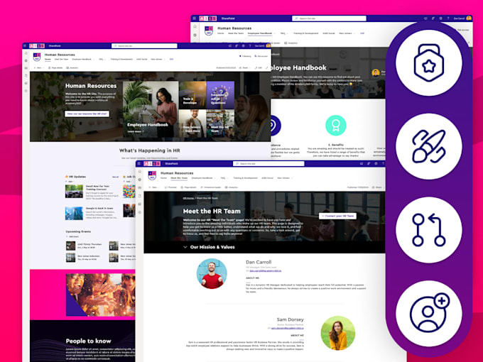 develop intranet website sharepoint portal business website for organization