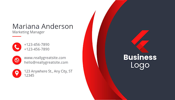 business cards and flyer