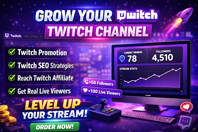 Perform twitch seo optimization to improve your twitch channel by ...