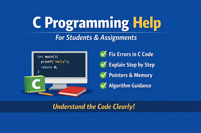 help you understand and fix c programming assignments
