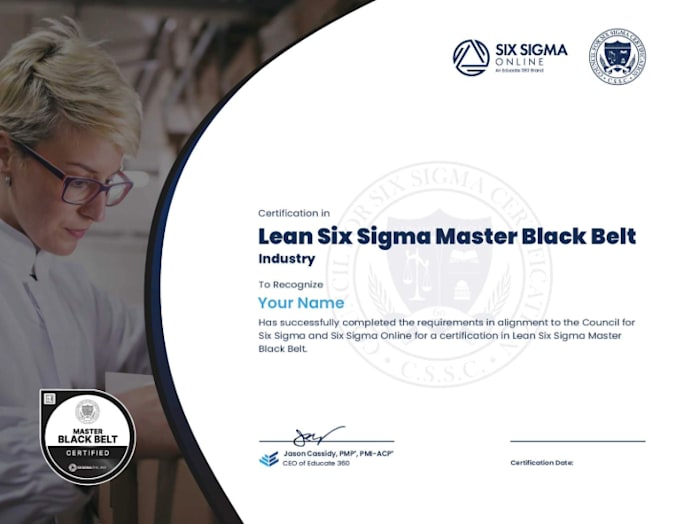 do six sigma certification