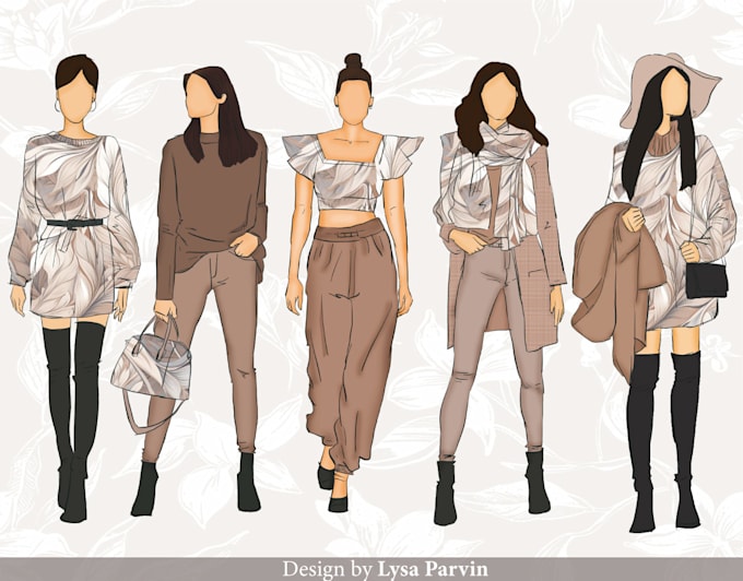 draw a fashion illustration