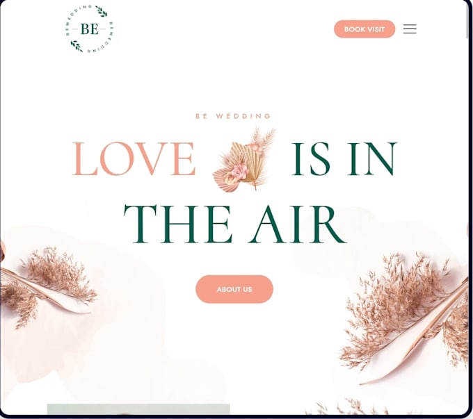 develop wedding website design