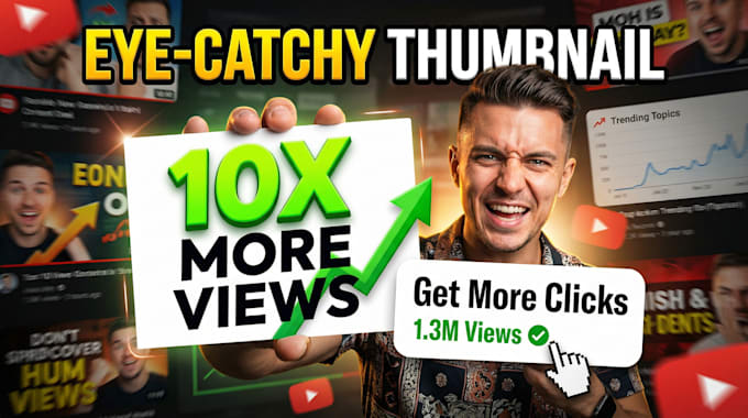 design eye catching thumbnails for higher CTR in 2hrs