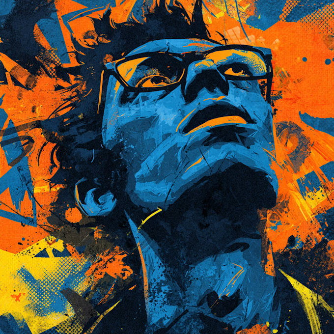 do illustration expressionism art, graffiti, abstract