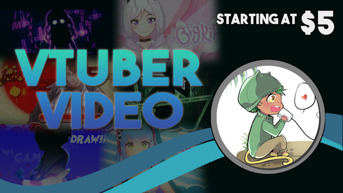 make vtuber intro, promo, trailer