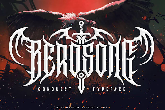 design street ready metal typography for capsules