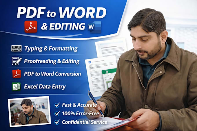 do professional formatting, editing and document conversion