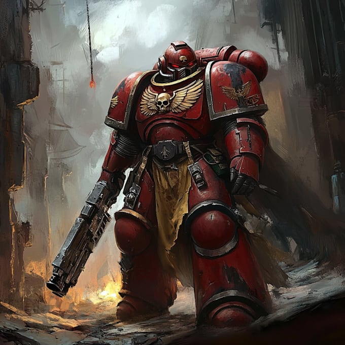 illustrate your warhammer 40k art