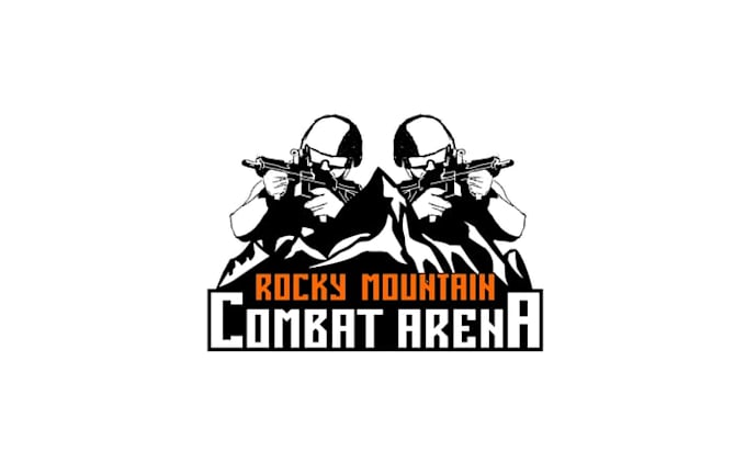 design premium combat sport brand logo