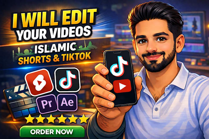 create islamic videos, shorts and tiktok professionally