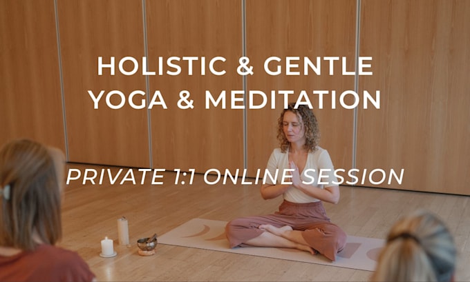 guide you through stress relief yoga and meditation session