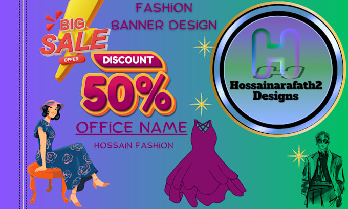 design professional web banners social media headers and ads