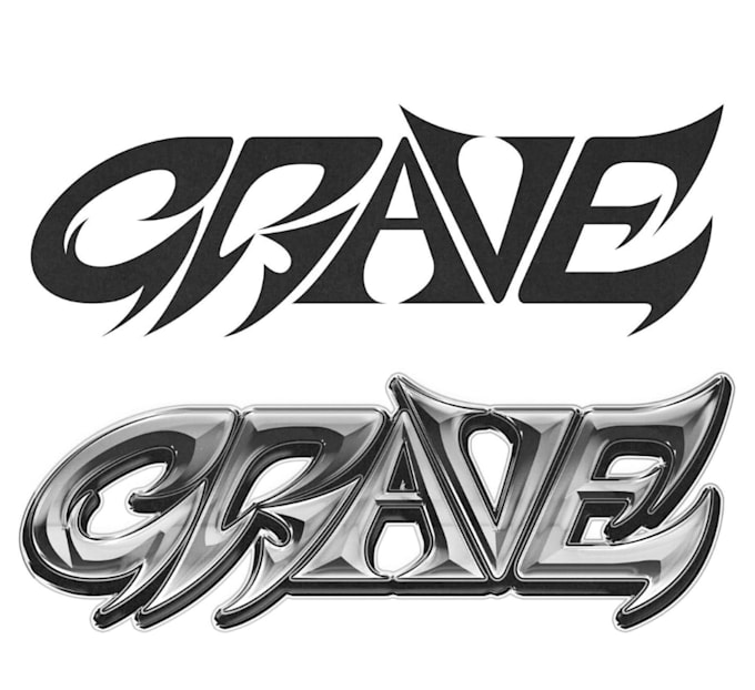 design a chrome type logo for streetwear brands