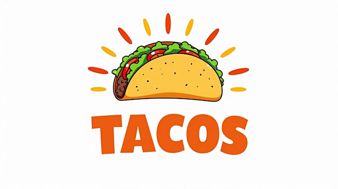 make different mexican tacos logo in very short time