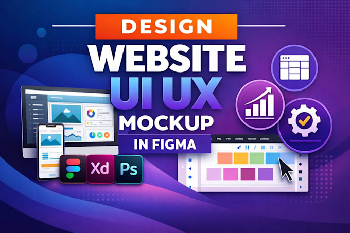 Design website ui ux mockup in figma by Excelora_ | Fiverr