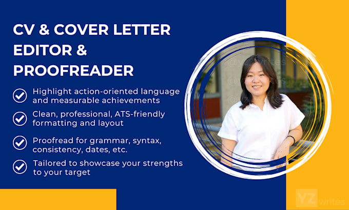 proofread and edit your CV or cover letter