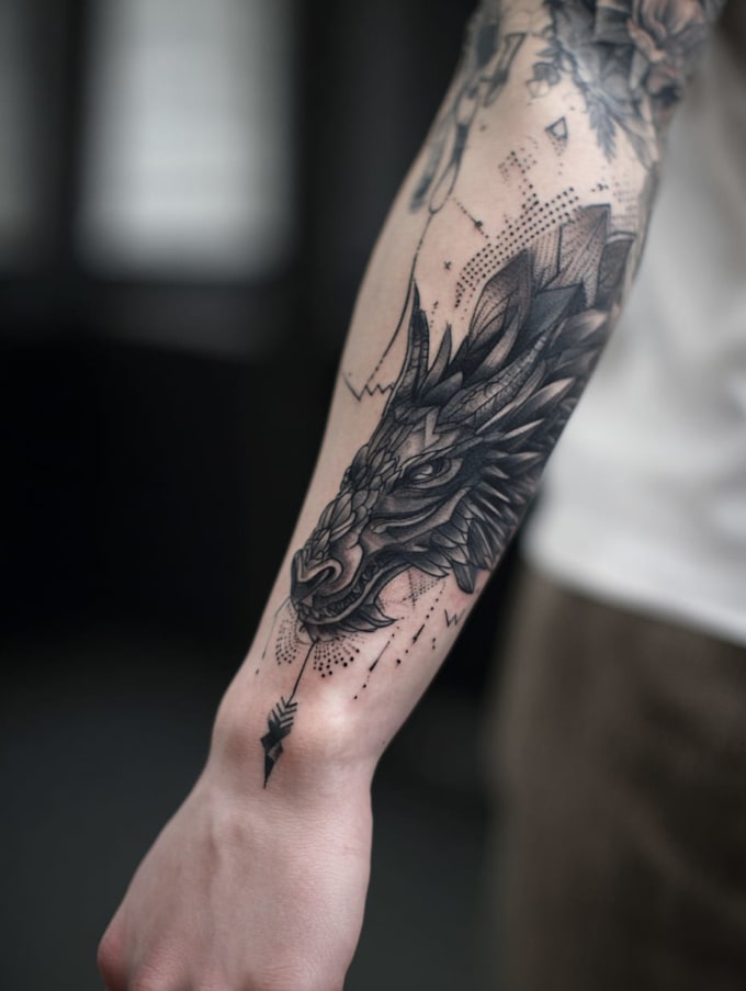 design professional creative tattoo design