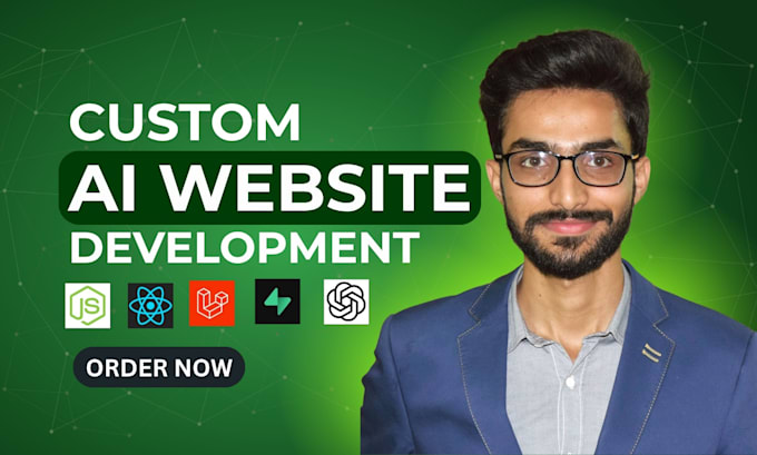 custom react website with ai and chatgpt integration
