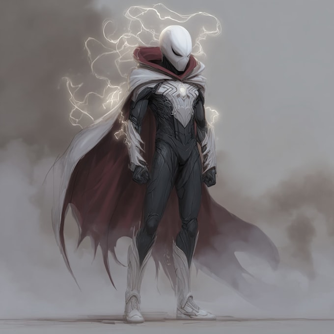 create scifi, fantasy, superhero character design