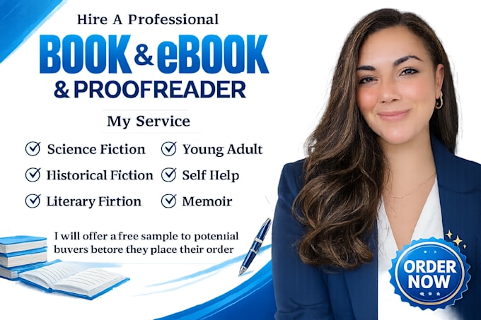 developmentally edit, proofread, and format your novel, memoir, ebook