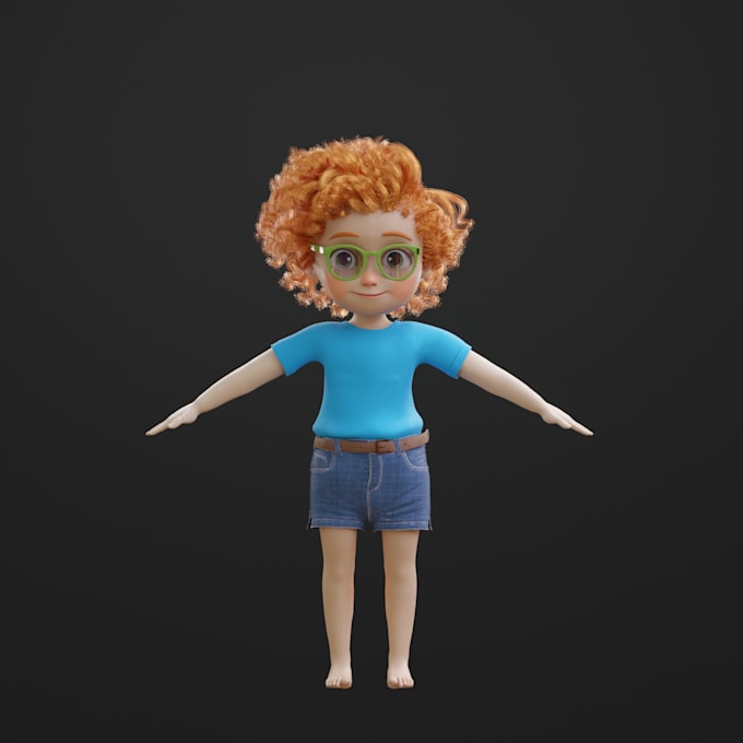 do character modeling and texturing brand product animation