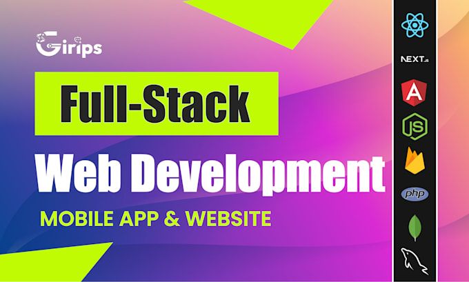 develop website with reactjs, nextjs and angular
