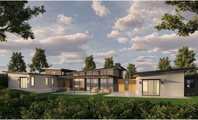 provide super realistic 3d rendering for architecture