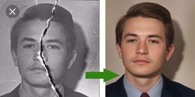 do photo restoration to clean HD