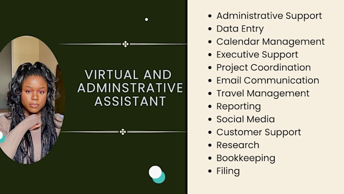 be your efficient virtual executive assistant and administrative assistant