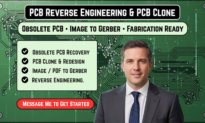 reverse pcb engineering from obsolete pcb,image to gerber,pcb clone