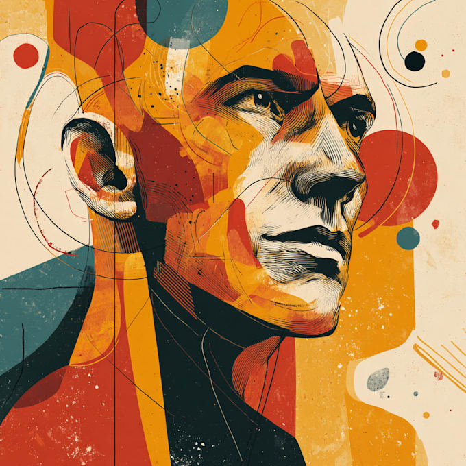 make colorful abstract backgrounds for posters and prints
