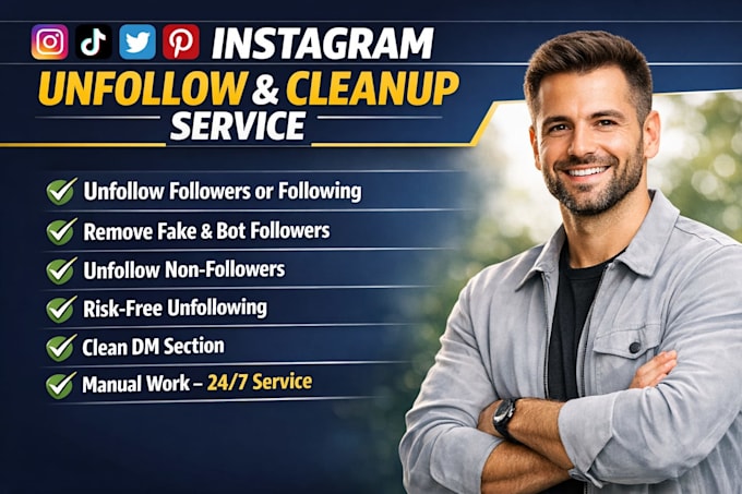 do instagram unfollow, remove instagram ghost, fake bot followers