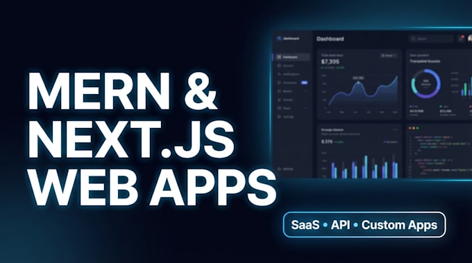 develop full stack mern or nextjs web application with API integration