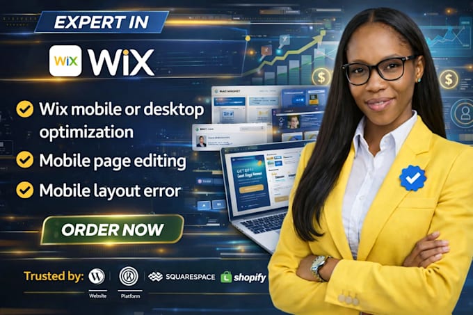 do wix mobile or desktop optimization, mobile page editing, mobile layout error