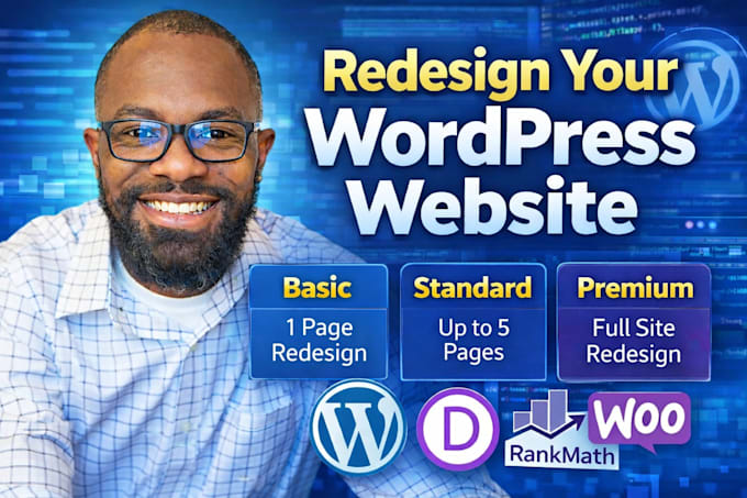 redesign your wordpress business website