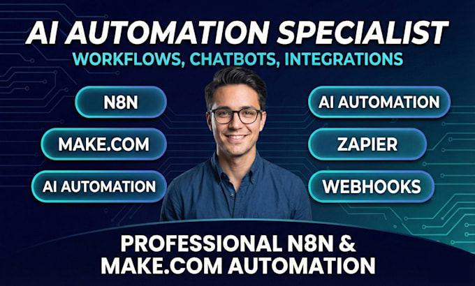 make ai automation workflow with n8n and make
