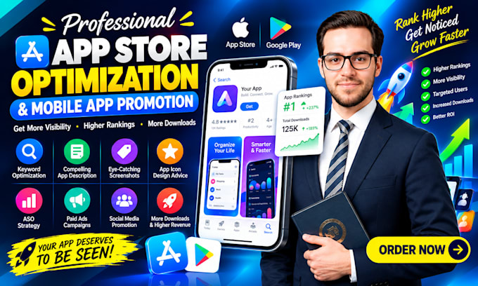 do aso app store optimization and mobile app promotion for app install, ranking