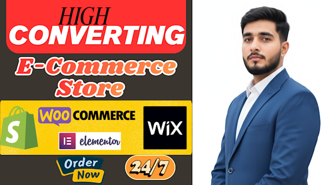 design or redesign a professional shopify store,one product store