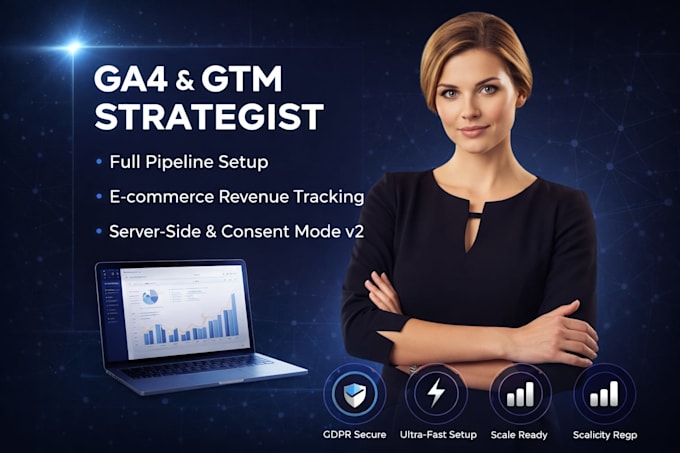 set up ga4, GTM, and conversion tracking for your website