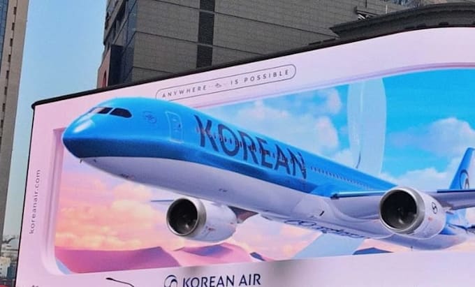 do 3d billboard animation, led screen animation, anamorphic cgi ad