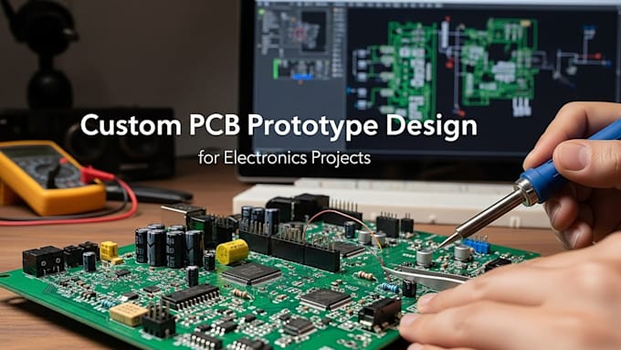 design custom pcb prototype for electronics projects