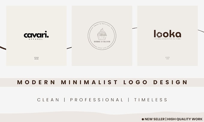 create a clean minimalist logo design