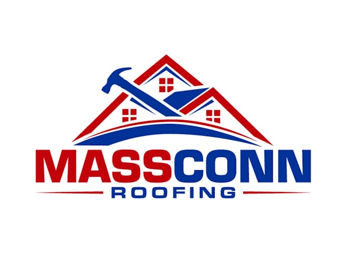 create a modern construction, roofing or plumbing logo
