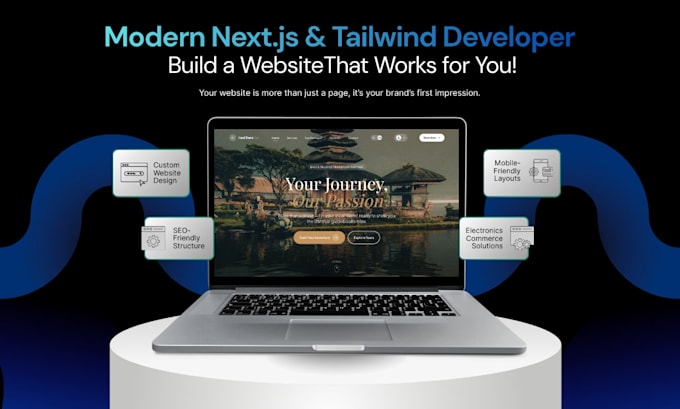 Eine moderne website mit next.js und tailwind css erstellen