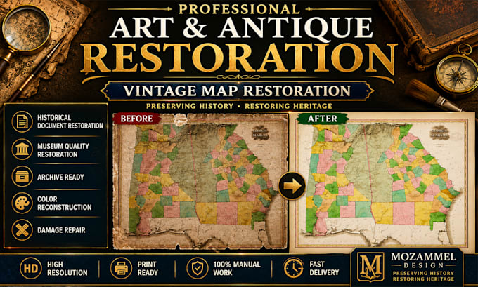 do professional art and antique photo editing and restoration