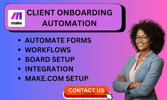 automate your client onboarding workflow using make com